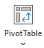 Excel insert PivotTable from CTUIT tender export