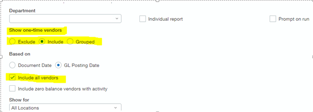 Sage Intacct AP ledger CSV export