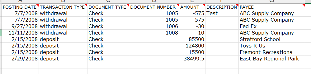 Sage Intacct bank reconciliation auto match template